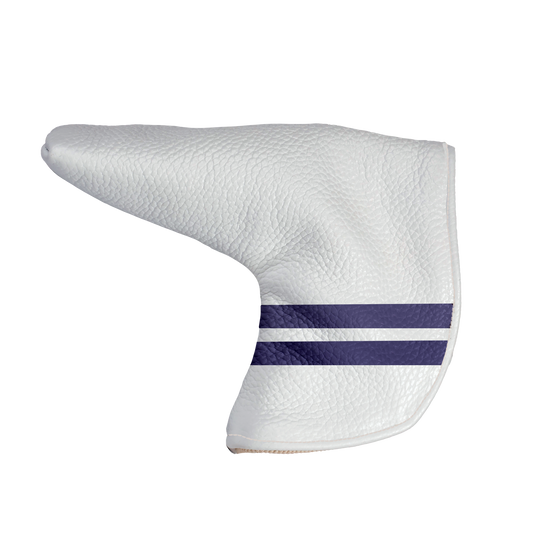Timeless Headcover: Pure White + Navy
