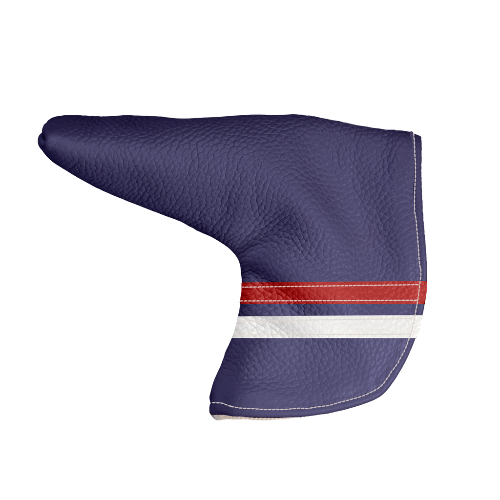 Polo Headcover: Navy + Sunday Red + Pure White