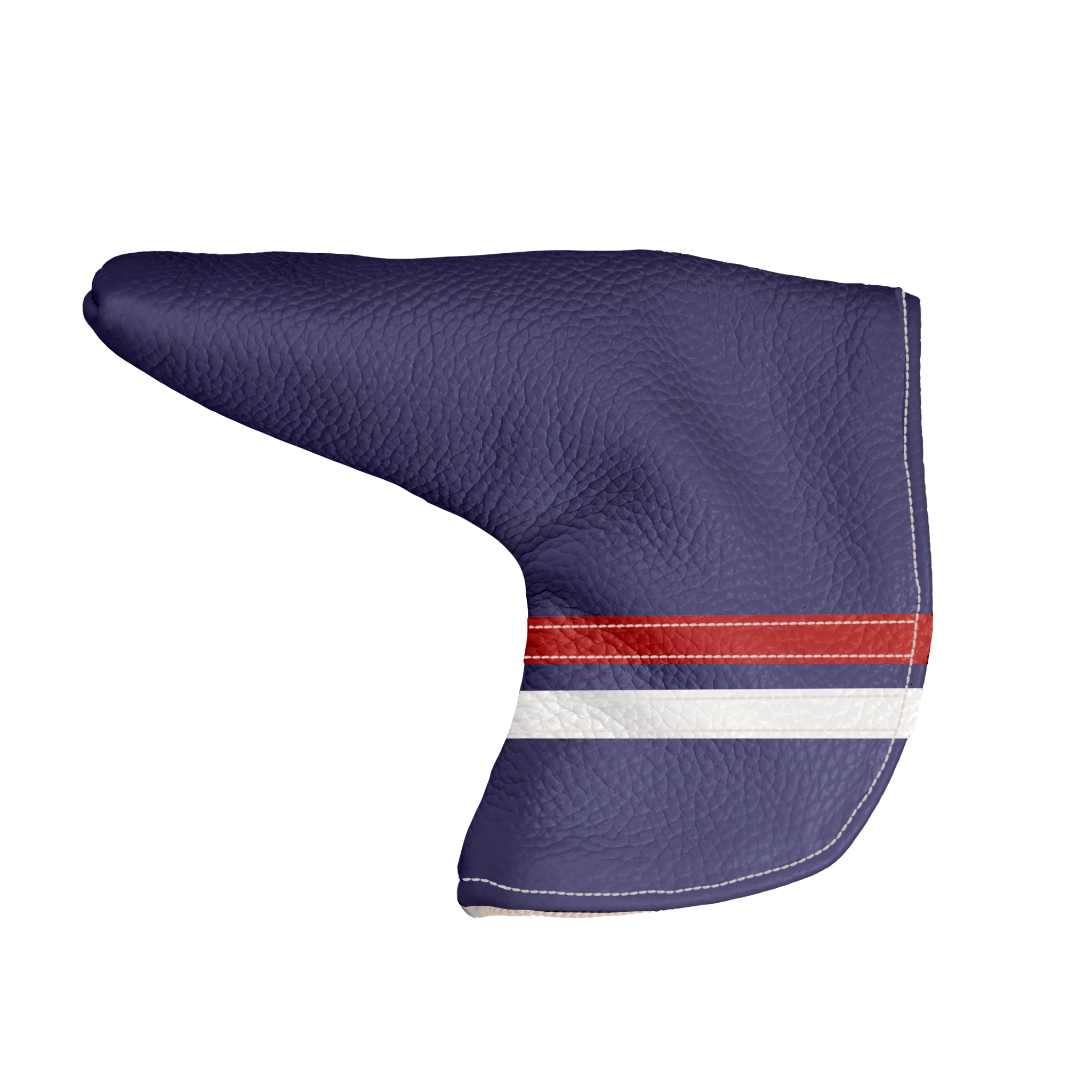 Polo Headcover: Navy + Sunday Red + Pure White