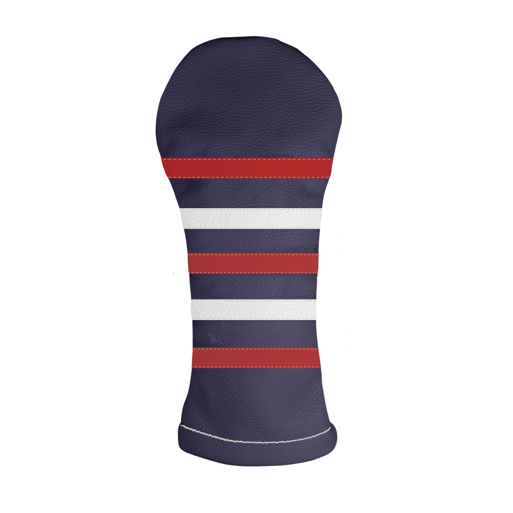 Polo Headcover: Navy + Sunday Red + Pure White
