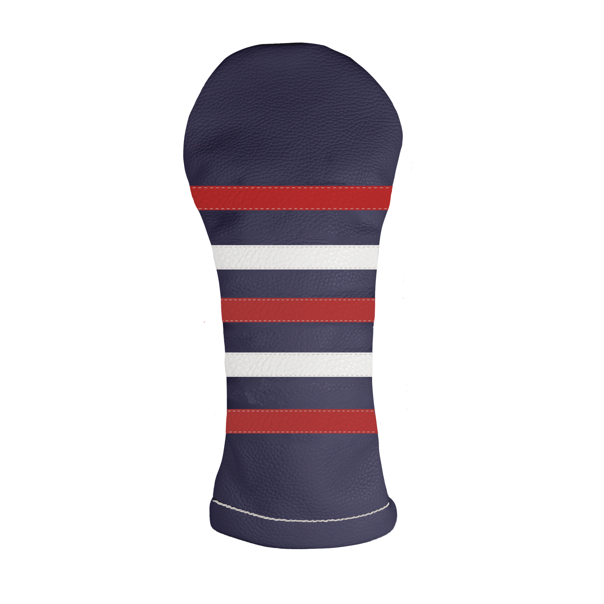 Polo Headcover: Navy + Sunday Red + Pure White