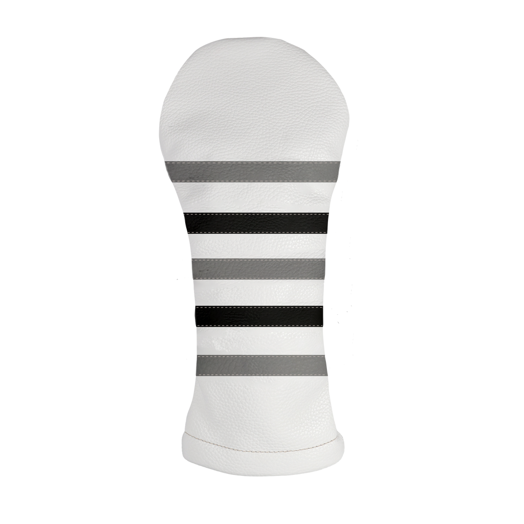 Polo Headcover: Pure White + Granite Grey + Pitch Black
