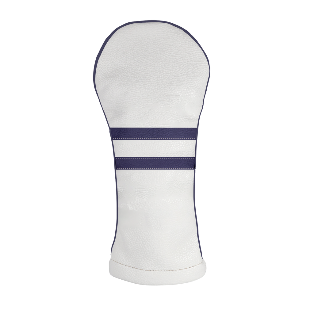 Timeless Headcover: Pure White + Navy