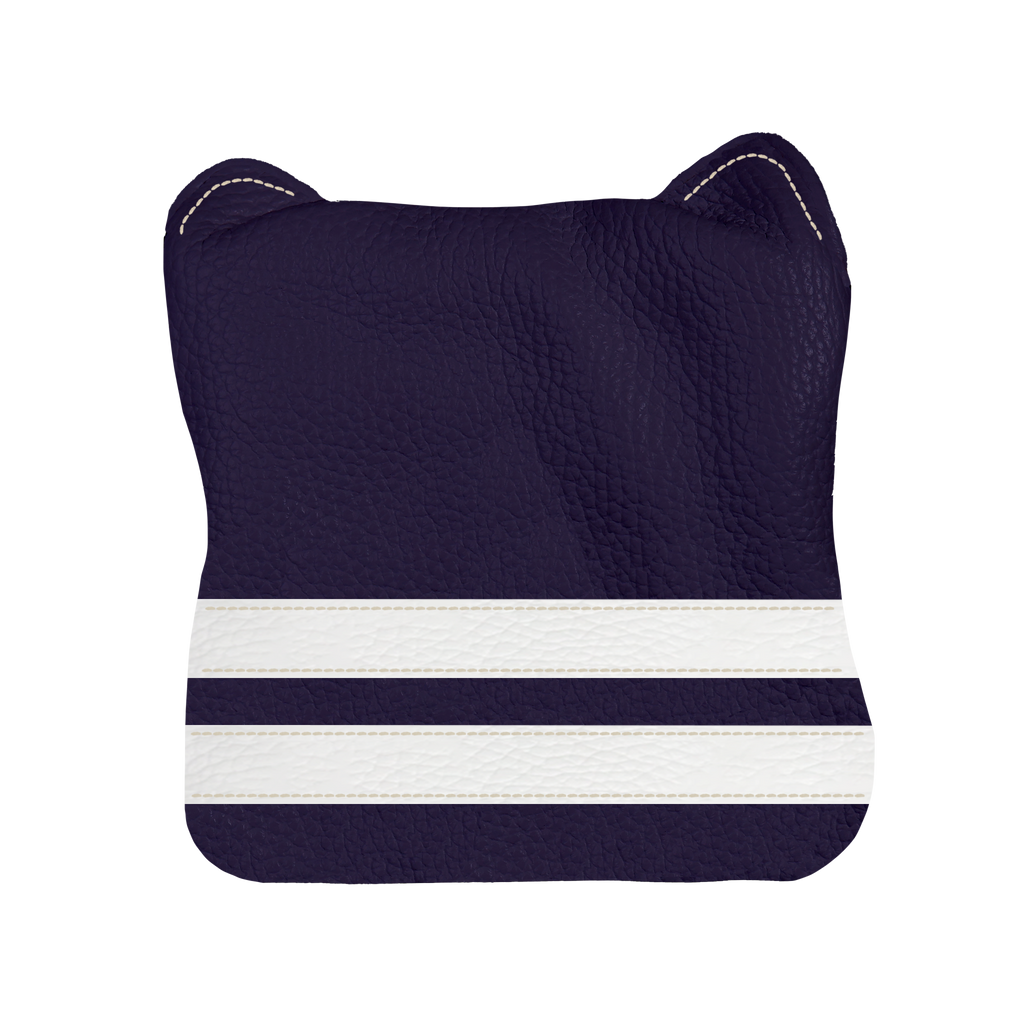 Polo Headcover: Navy + Pure White