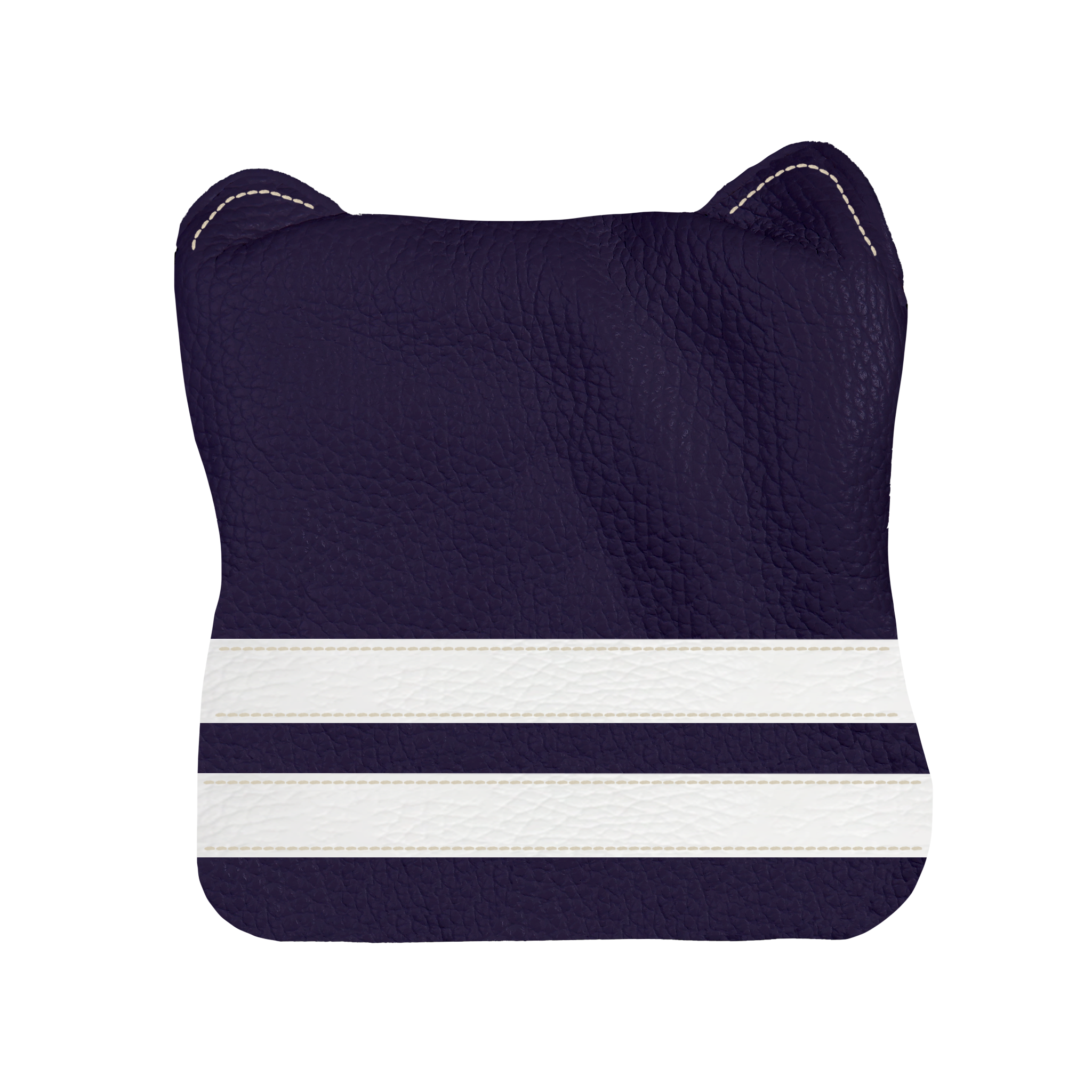 Polo Headcover: Navy + Pure White
