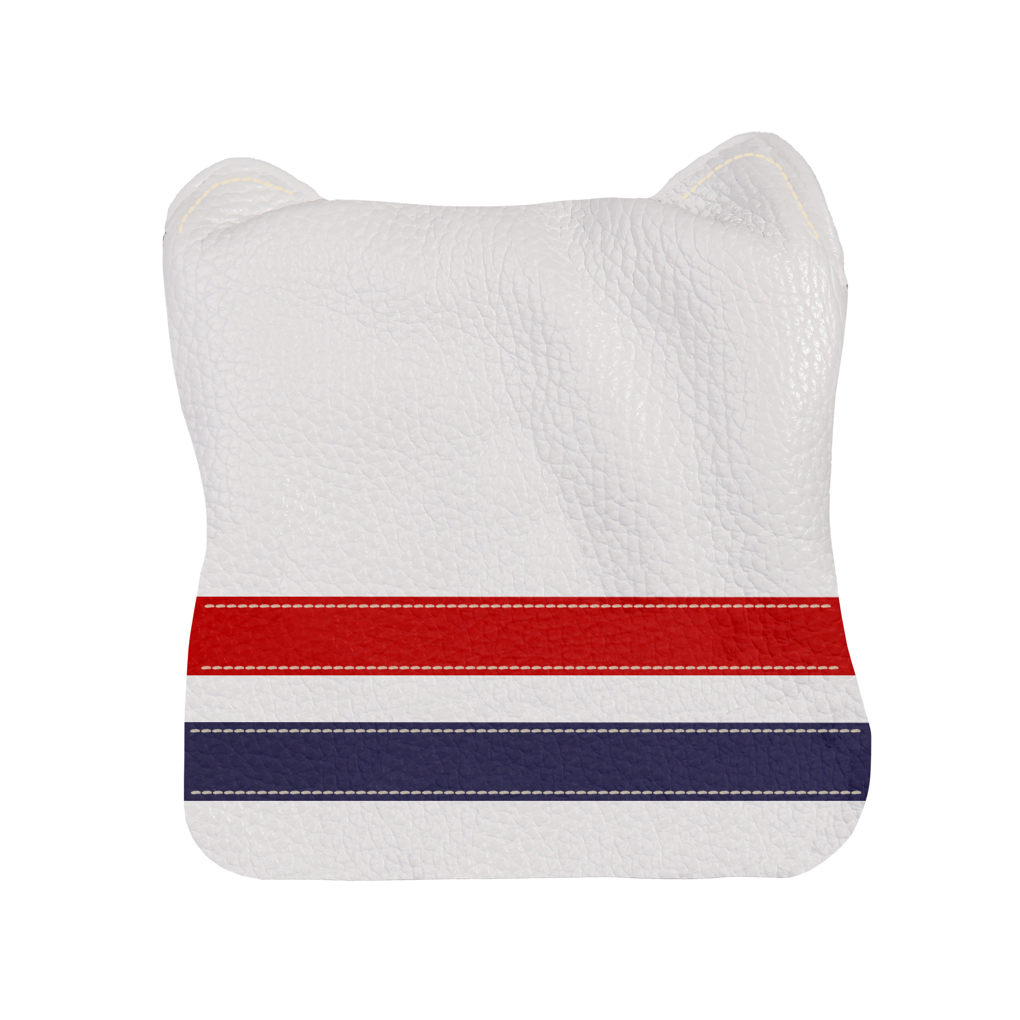 Timeless Headcover: Pure White + Navy + Sunday Red