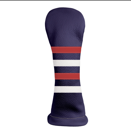 Polo Headcover: Navy + Sunday Red + Pure White