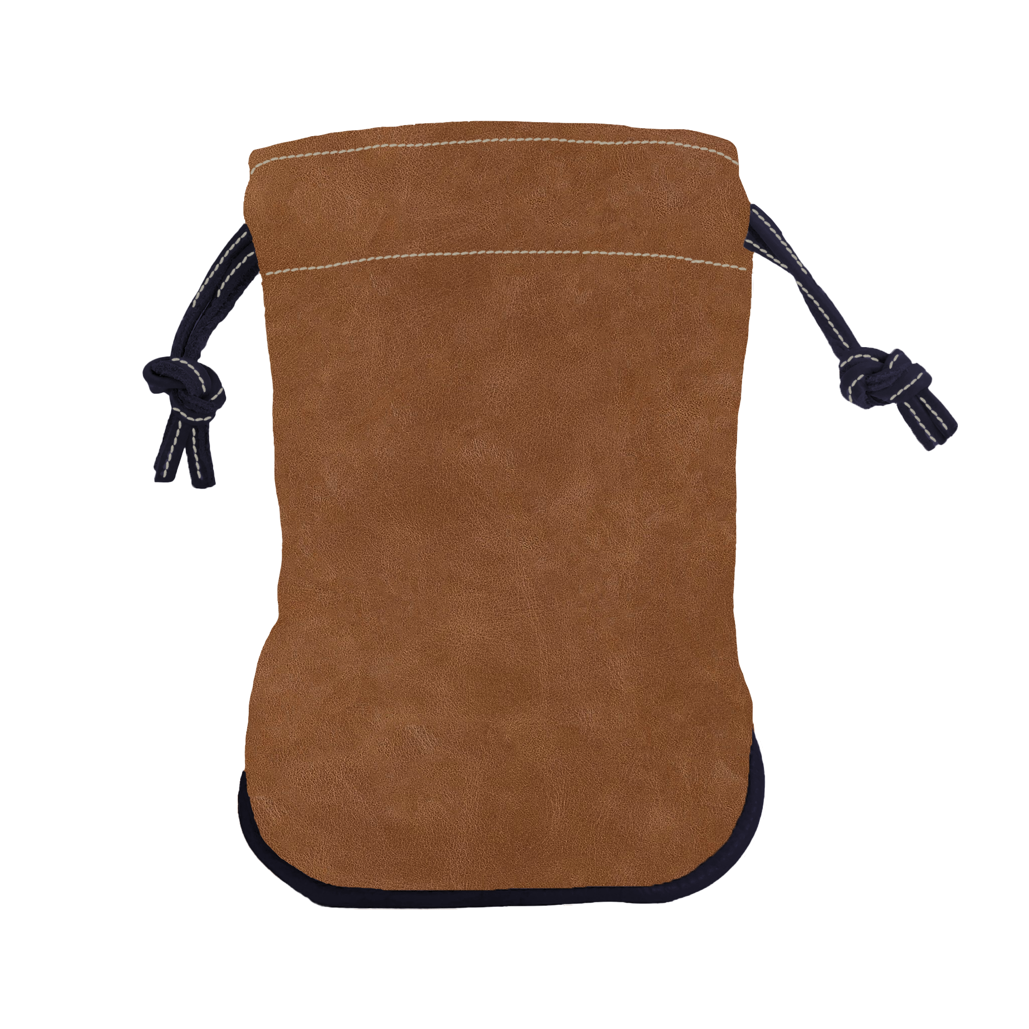 Valuables Pouch: Carmel + Navy