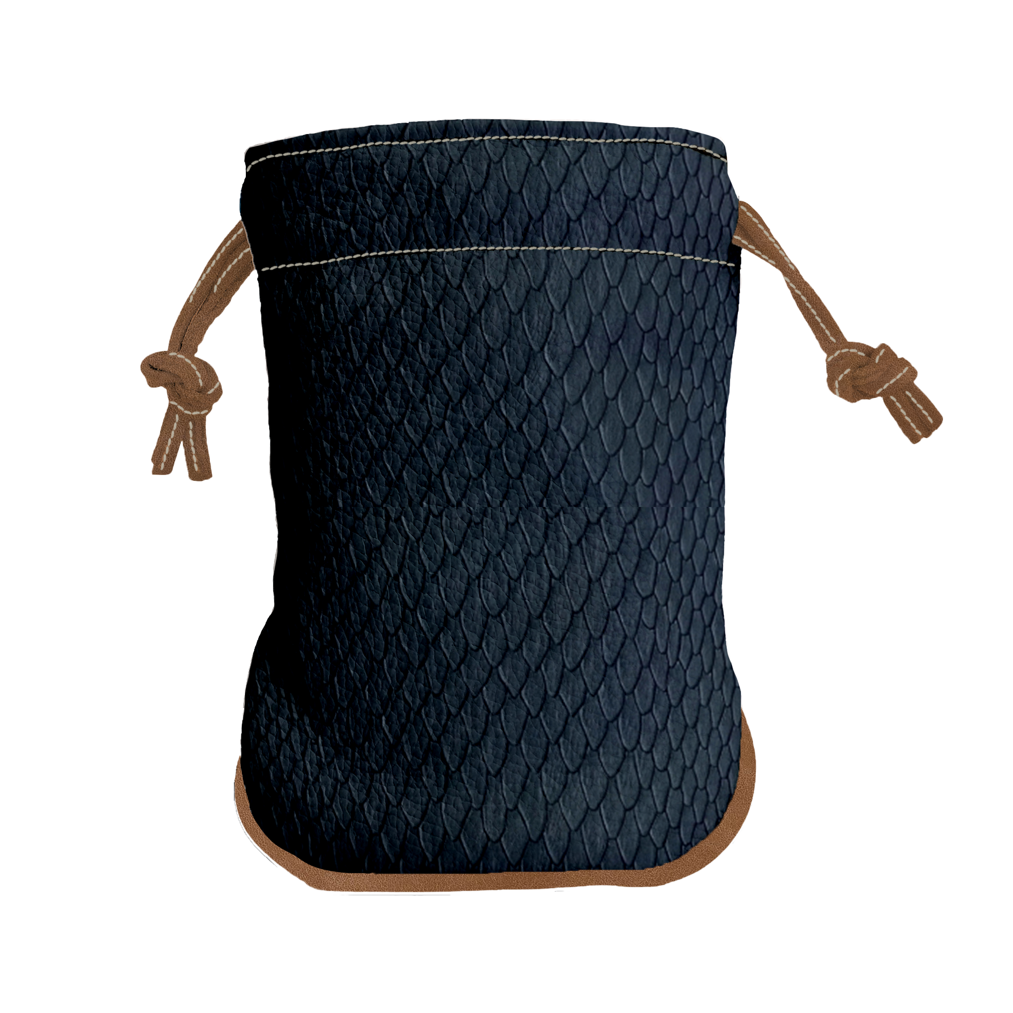 Valuables Pouch: Navy Boa + Carmel