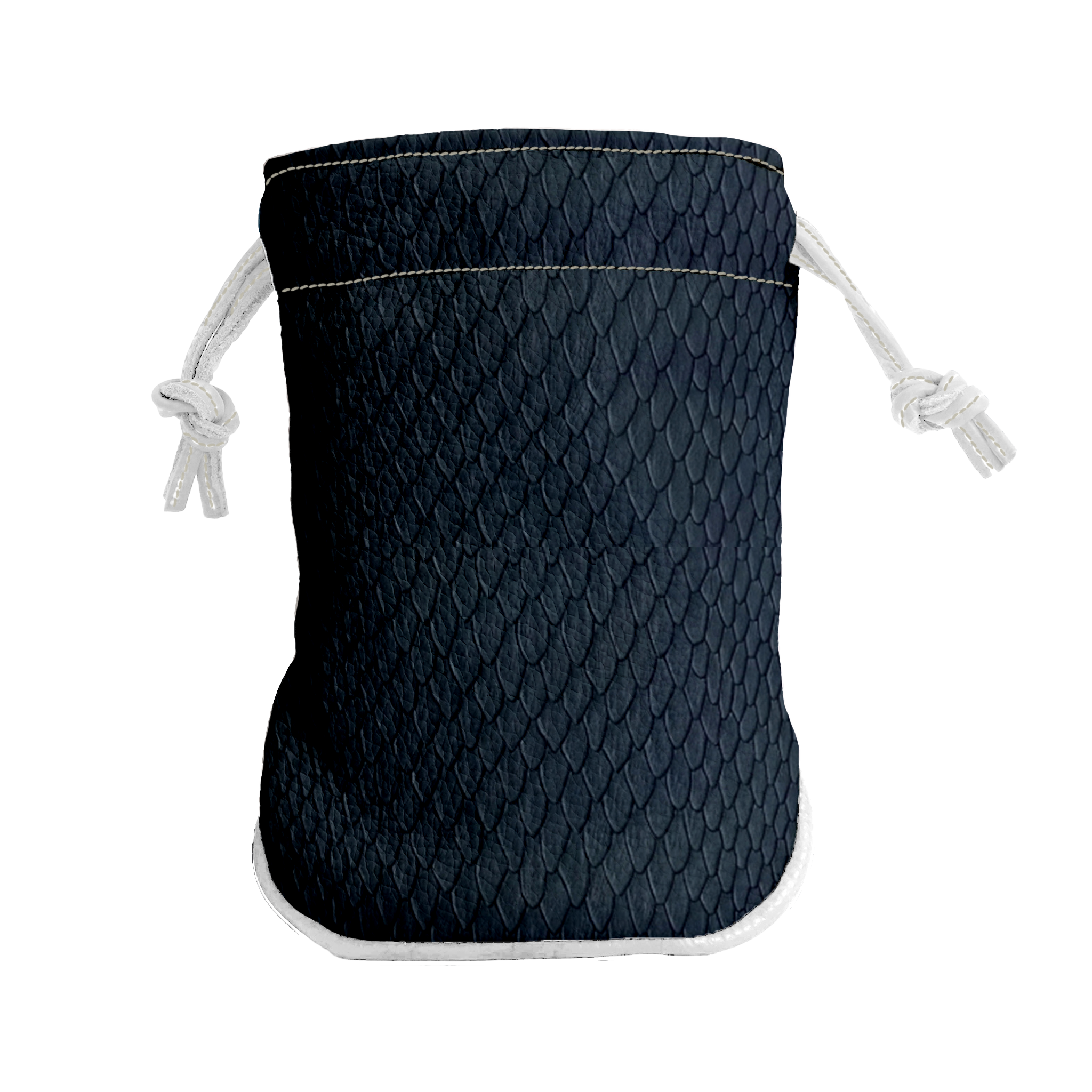Valuables Pouch: Navy Boa + Pure White