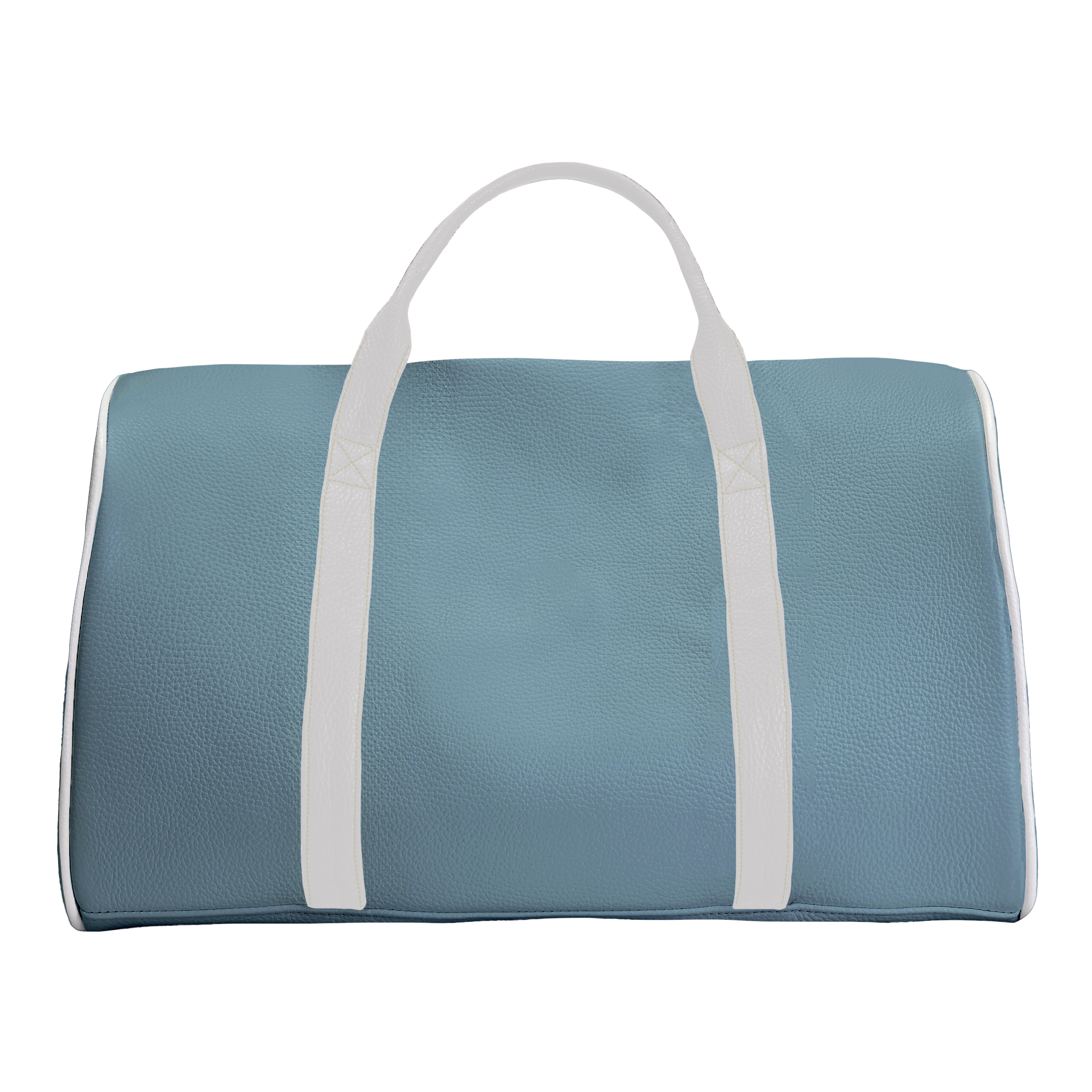 Duffle Bag: Carolina Blue + Pure White