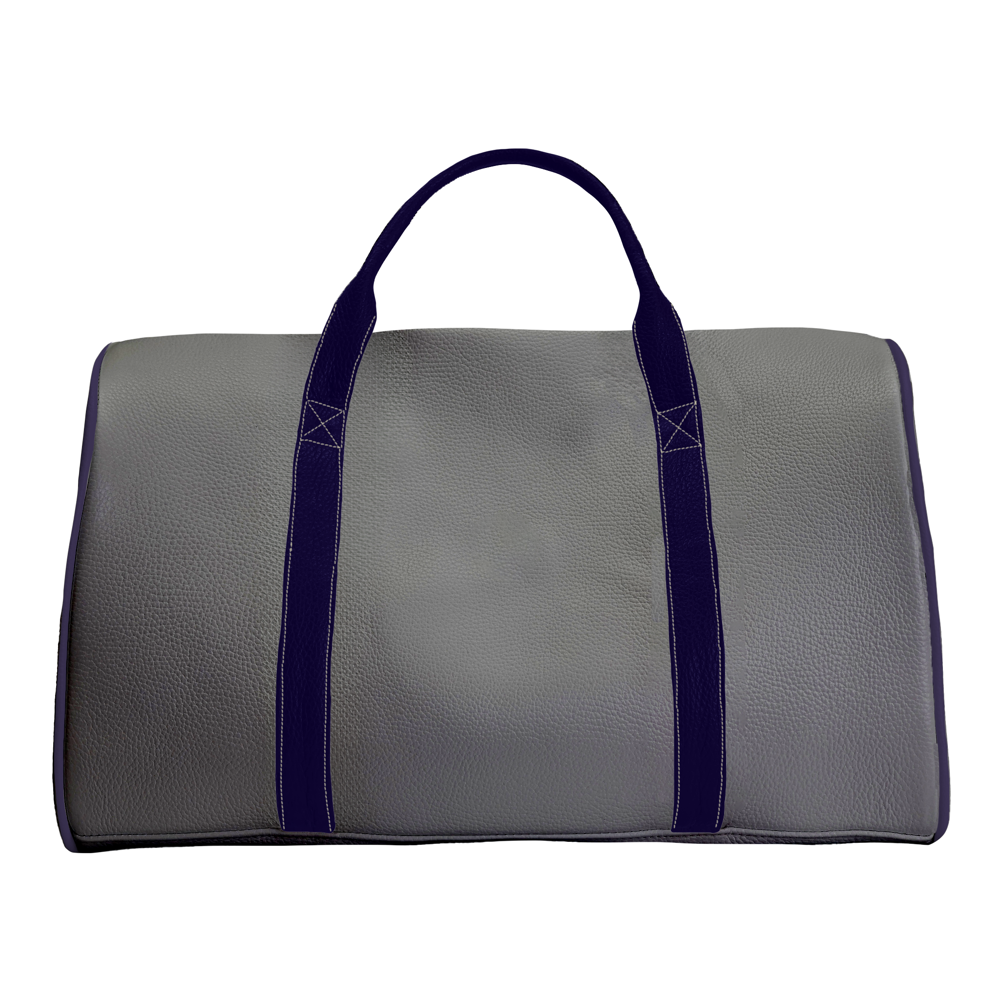 Duffle Bag: Granite Grey + Navy
