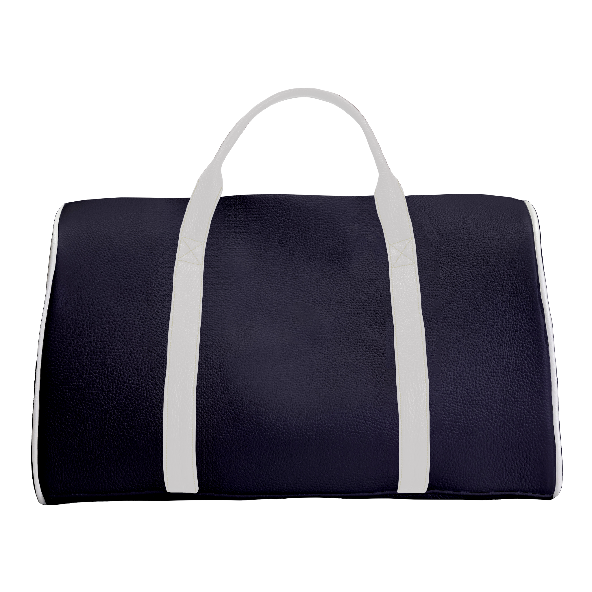 Duffle Bag: Navy + Pure White