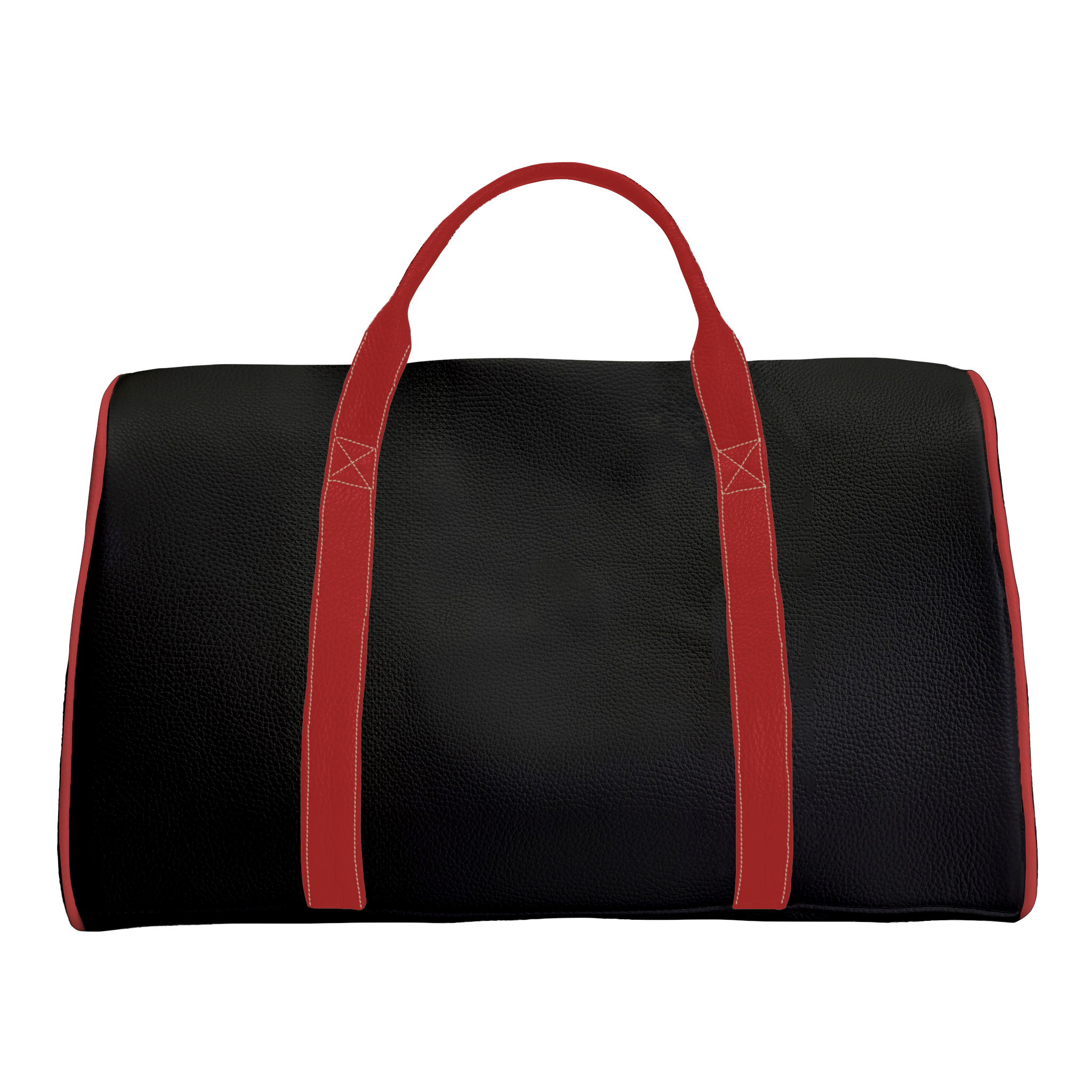 Duffle Bag: Pitch Black + Sunday Red