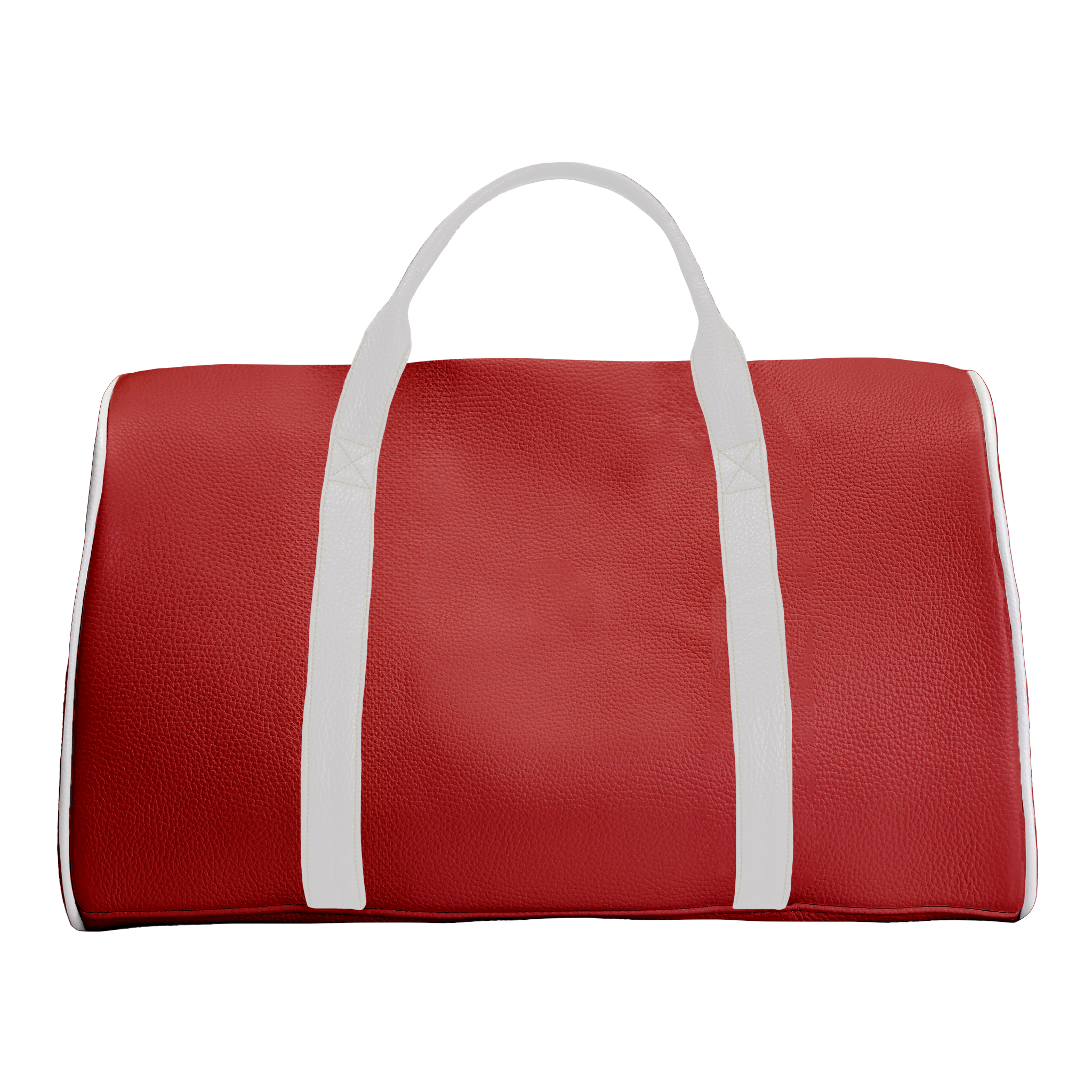 Duffle Bag: Sunday Red + Pure White
