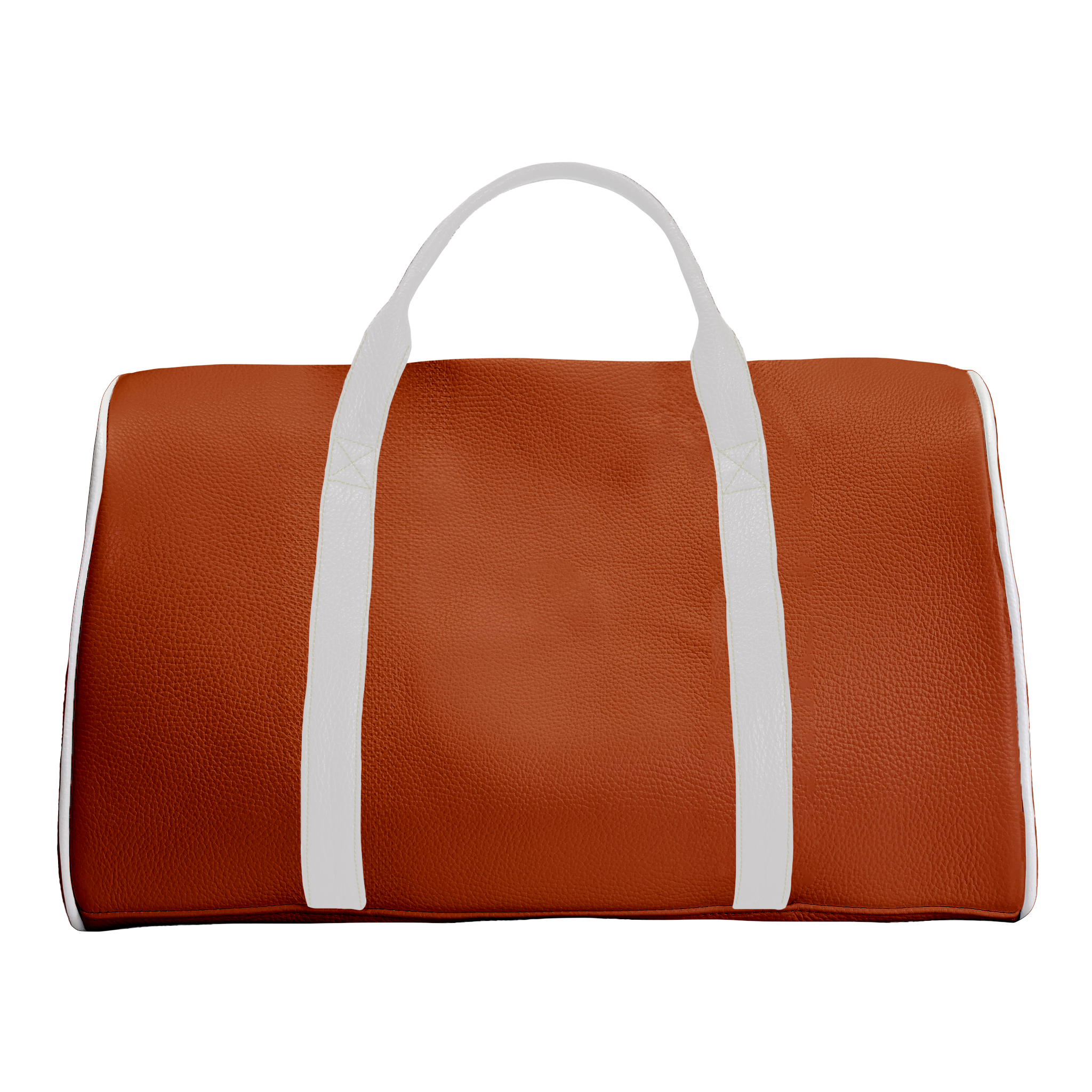 Duffle Bag: Texas Orange + Pure White