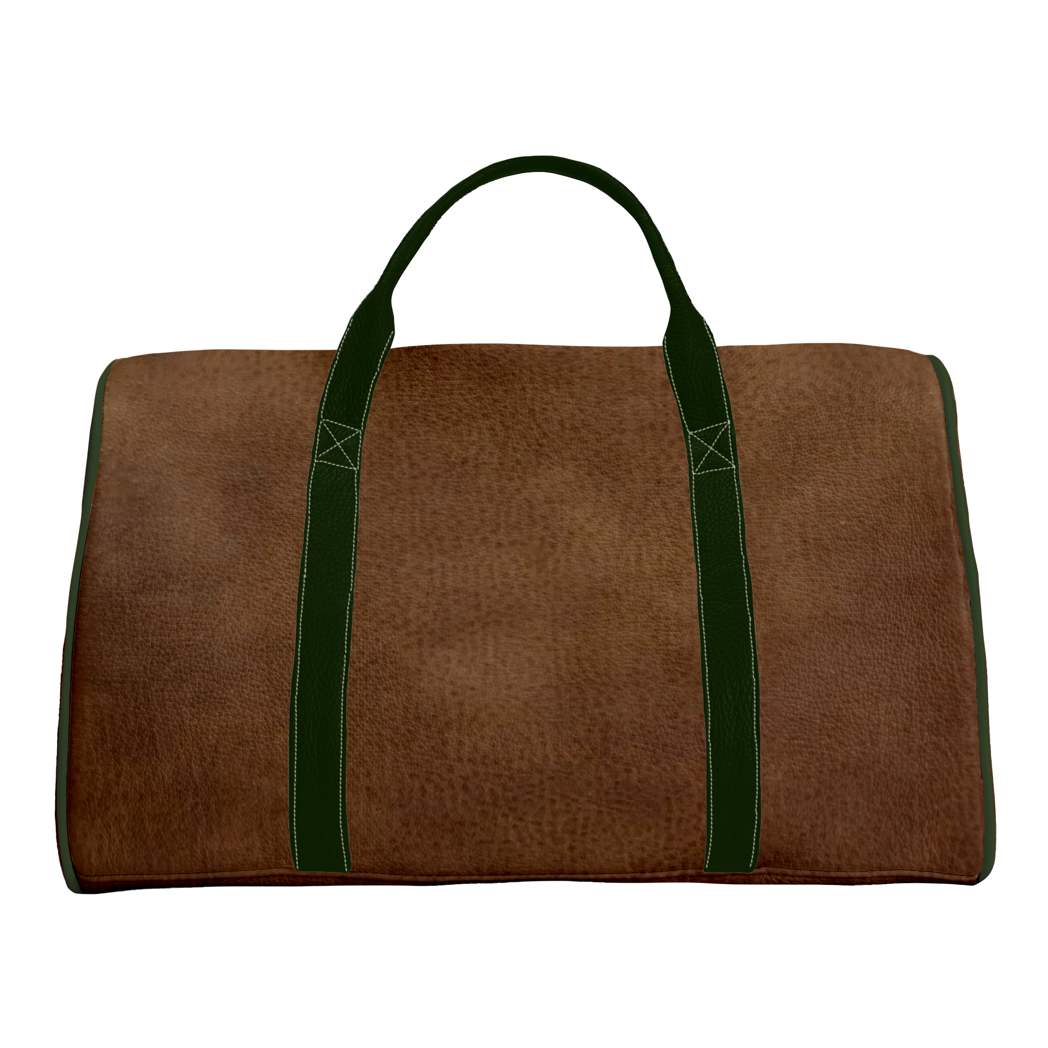 Duffle Bag: Tobacco Brown + Olive