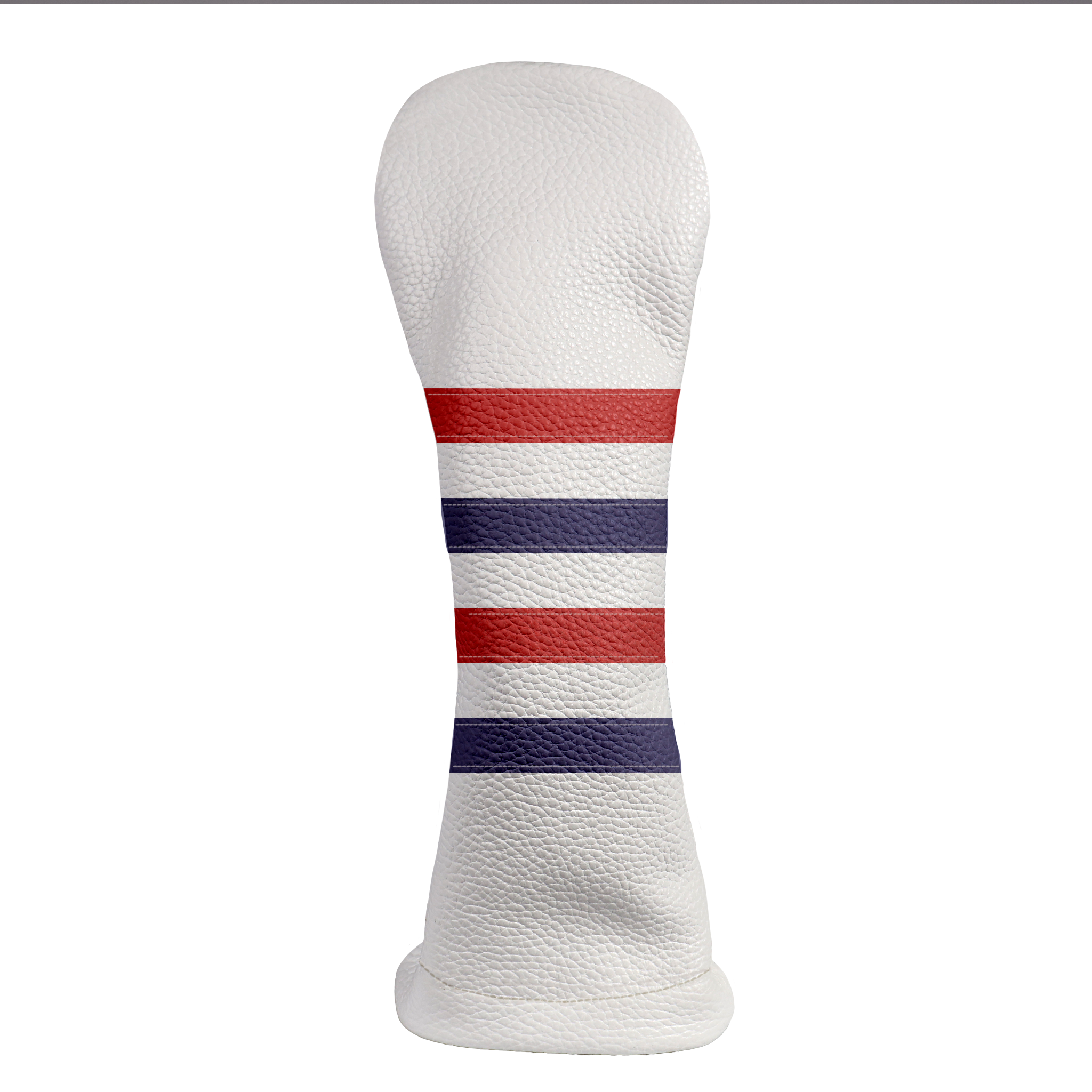 Polo Headcover: Pure White + Navy + Sunday Red