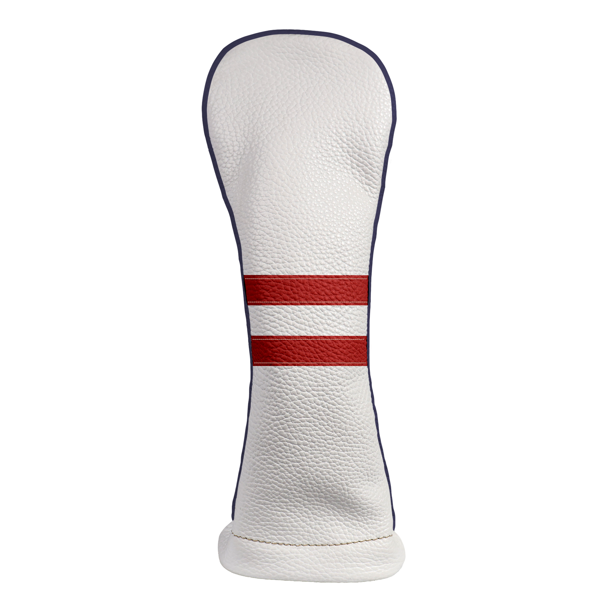 Timeless Headcover: Pure White + Navy + Sunday Red