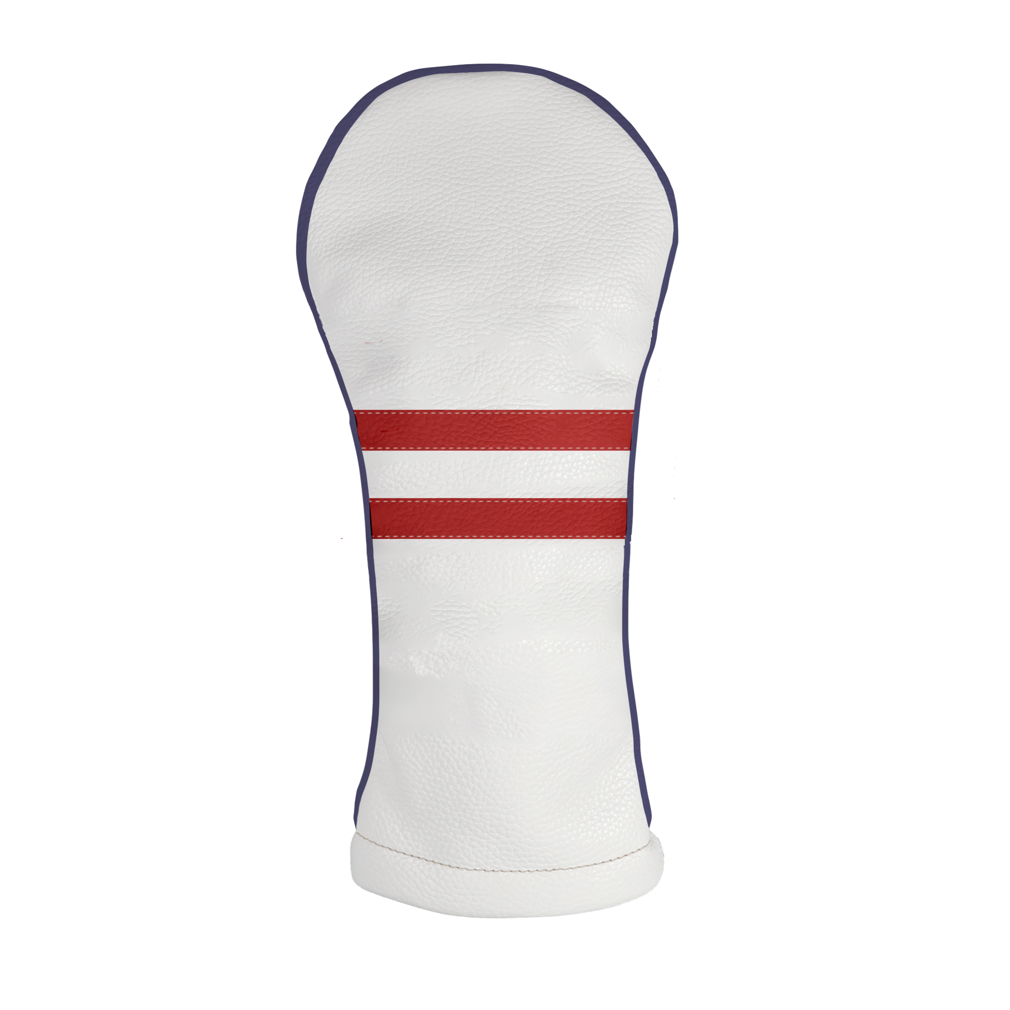 Timeless Headcover: Pure White + Navy + Sunday Red