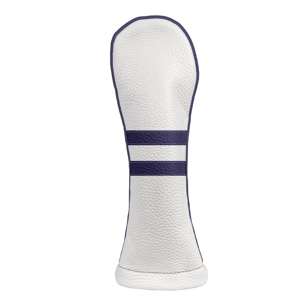 Timeless Headcover: Pure White + Navy