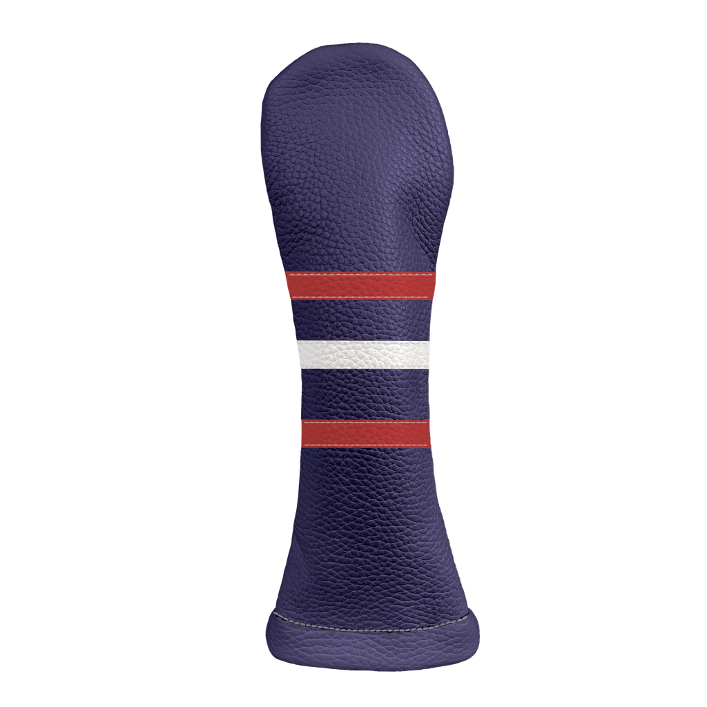 Polo Headcover: Navy + Sunday Red + Pure White