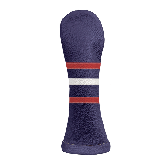 Polo Headcover: Navy + Sunday Red + Pure White